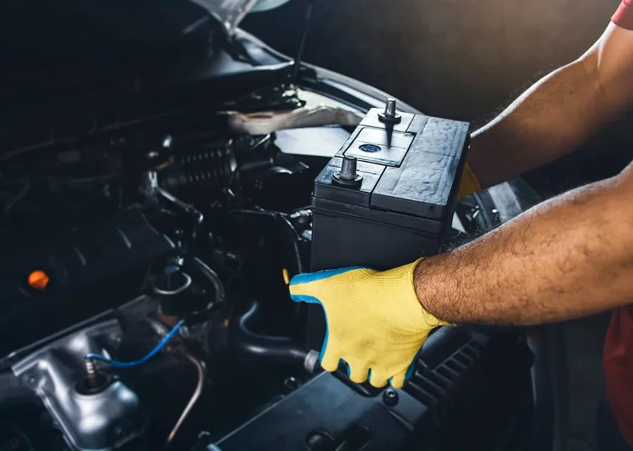 Mobile battery replacement